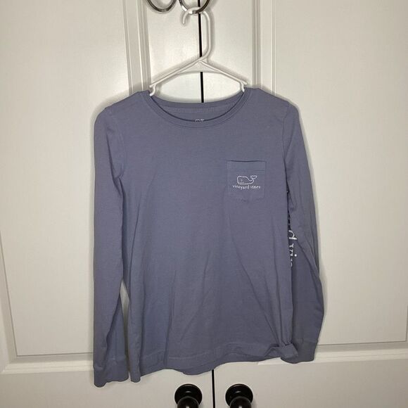 Mens Vineyard Vines Long Sleeved Tee Shirt XS Lt. Blue - Picture 2 of 3